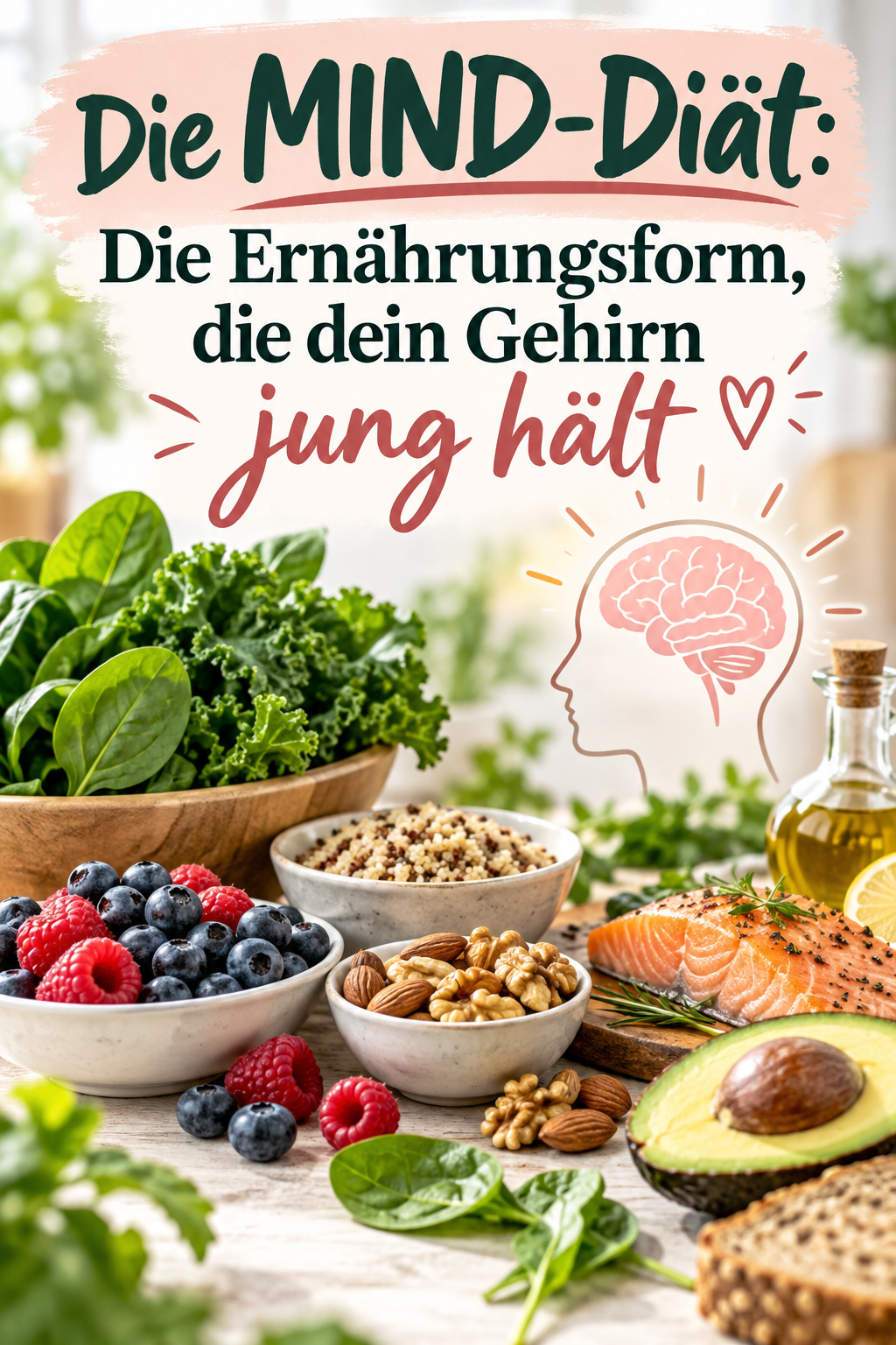 Die MIND-Diät: Die Ernährungsform, die dein Gehirn jung hält